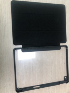 360 องศาอะคริลิค + หนังซิลิโคน Tri-Fold ขาตั้งฝาครอบแท็บเล็ต Flip Case สําหรับ <span class=keywords><strong>Ipad</strong></span> 10.9 พร้อมปากกาสล็อต - Product Image 2