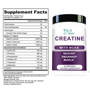 ملصق مخصص يولد مسحوق <span class=keywords><strong>BCAA</strong></span> متفوقة <span class=keywords><strong>BCAA</strong></span> EAA ضخ من أجل بناء العضلات والانتعاش - Product Image 2