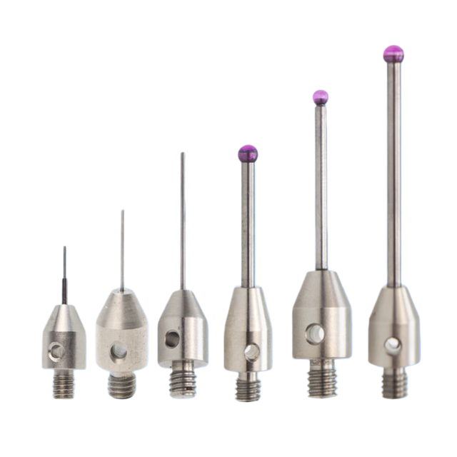 High Precision M4 Thread Ruby Stylus Tungsten Steel Shaft Touch Probe for 3D Coordinate Measuring Equipment