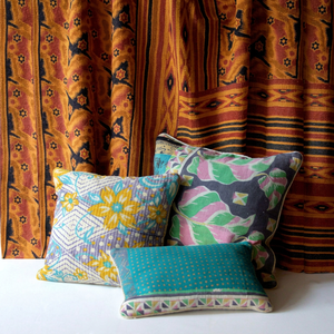 Fundas De Almohada vintage Kantha - Product Image 1