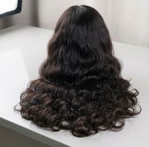 Precio de Fábrica, Pelucas de Cabello Humano Largo y Ondulado, Listas para Usar, con Cierre de Encaje 4x4, Fáciles de Usar para Principiantes, Cabello Negro Natural, Proveedor Mayorista - Product Image 1