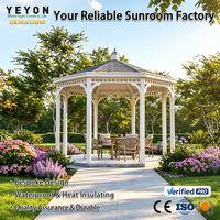 Sistema de Acristalamiento Profesional OEM Yeyon 2026 para Fábrica Integrada de Puertas y Ventanas, Invernadero Residencial, Casa de Cristal para Exteriores