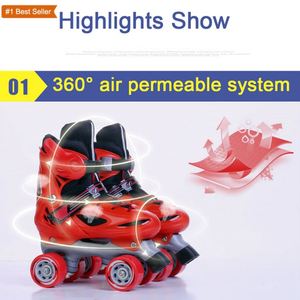 Istaride có thể điều chỉnh trẻ em giày trượt băng cô gái chàng trai tùy chỉnh Toddler Flash bánh xe <span class=keywords><strong>Inline</strong></span> Giày trượt con lăn cho trẻ em - Product Image 2
