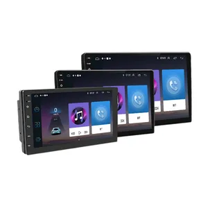 Pemutar Multimedia mobil 2 Din 7 inci 9 inci, Radio FM mobil Android 2 Din layar 10.2 inci dengan fitur Mirror Link