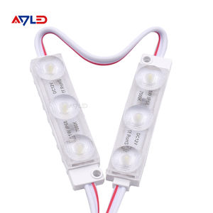 Módulo LED de Inyección Blanco 3 Lentes 1W IP68 para Letras de Canal LED, Letreros Digitales LED Flexibles para Exteriores, Módulo de Caja de Luz Publicitaria - Product Image 1