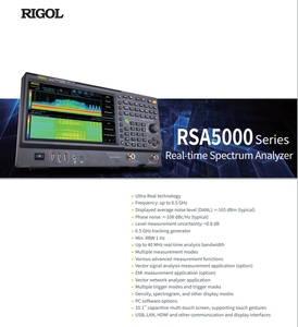 Analyseur Rigol RSA5032N RSA5065N 3.2GHZ 6.5GHZ avec VNA intégré pour le mode d'analyse de réseau - Product Image 5