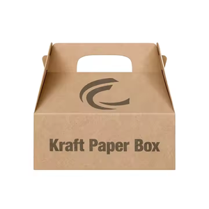 Boîtes d'emballage en papier kraft à emporter pour fast-food avec logo personnalisé écologique pour <span class=keywords><strong>poulet</strong></span> frit et <span class=keywords><strong>charcuterie</strong></span> - Product Image 2