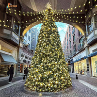 Sapins de Noël artificiels géants de haute qualité pour extérieur, avec structure métallique, de 3 à 50 mètres, prix usine, décoration personnalisée.