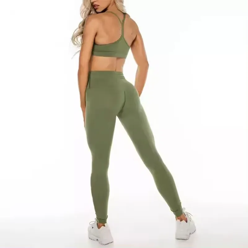 Custom women new design gym sports bra and legging sportswear high quality sexy yoga wear workout fitness wear hot sale