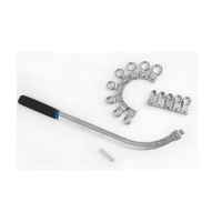 Clé à douille 12 points, tournevis pour courroie de moteur, clé pour poulie tendeur, kit d'outils complet pour véhicule