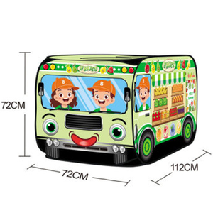 Nuevo Producto: Carpa de Juego Infantil Plegable para Interiores y Exteriores, con Diseño de Barbacoa y Frutas Coloridas, para Niños - Product Image 4