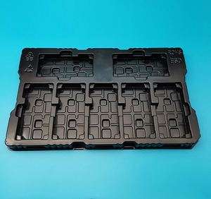 ถาดพลาสติกขนาดใหญ่ขึ้นรูปด้วยความร้อนแบบสุญญากาศ ชิ้นส่วน PCB ป้องกันไฟฟ้าสถิตย์แบบหนา ABS ที่ปรับแต่งได้ - Product Image 2