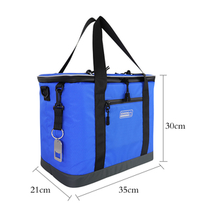 Grand sac à lunch étanche souple glacière fourre-tout portable sac de livraison de nourriture pour camping/barbecue/activités de plein air en famille - Product Image 6