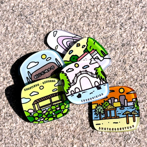 Autocollant de réfrigérateur personnalisé avec un monument national, souvenir d'<span class=keywords><strong>Okinawa</strong></span>, <span class=keywords><strong>Japon</strong></span>, aimant de réfrigérateur en acrylique, magnétique pour la cuisine - Product Image 4