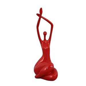 Custom Hars Ambachten Sculpturen Sexy Naakt Dame Dansen Beeldjes Vrouw Beeldje