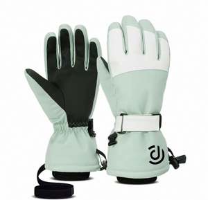 ถุงมือสกีฤดูหนาวผู้ชายผู้หญิง, ถุงมือกันลมให้ความอบอุ่นกันน้ำหน้าจอสัมผัสกันลื่นสโนว์บอร์ดสโนว์บอร์ดสโนว์บอร์ดขี่จักรยานถุงมือสกี - Product Image 4