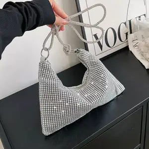 Hot Sell Ins Bling bling Diamonds luxury handbag women evening bag