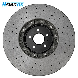 จานเบรกหน้าคาร์บอนเซรามิก 400x38 มม. 4H0615301N 4H0615301M สำหรับ Audi A8 D4 A8L S8 Plus 4H CCB - Product Image 4