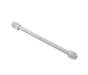 Perno de Doble Refuerzo de Acero al Carbono de Grado Industrial Quan Pham, Galvanizado en Caliente, 7/8 pulgadas x 48 pulgadas con 4 Tuercas - Product Image 5