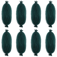 Cheveux Afro Twist Kinky pour tresses au crochet, 18 pouces, doux, pré-séparés, pour tresses Marley Twist