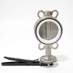 Bán Buôn Loại Đòn Bẩy Ss316l Thép Không Gỉ Van Bướm Ghế PTFE - Product Image 6