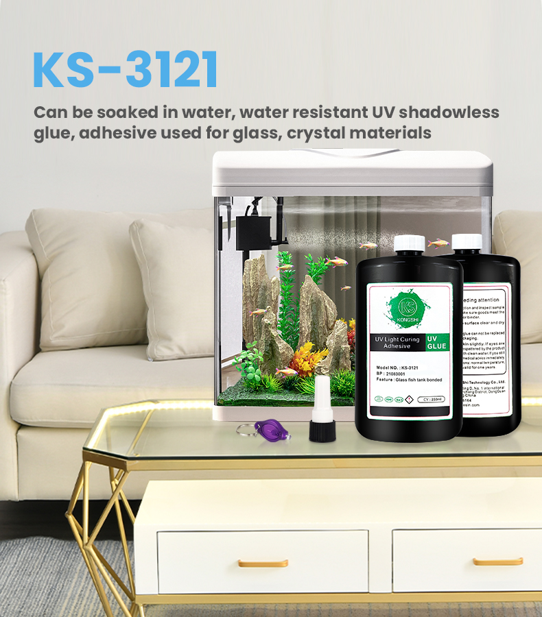 Free Sample Waterproof UV Cure Adhesive Glue for Glass