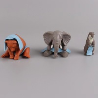 OEM ODM personalizado 3D impreso Animal modelo de juguete conjuntos de diseño personalizado PVC Anime figura de dibujos animados arte Juguetes