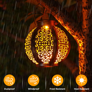 <strong>Solar</strong> <strong>Garden</strong> Light Path Patio Yard Hollow Lamp Decoration Outdoor Hanging <strong>Lantern</strong> - Product Image 5