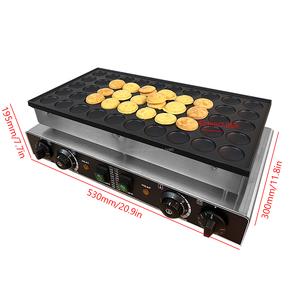 Máquina Comercial CPVKRY de 1700W para Hornear Tartaletas y Mini Panqueques, 50 Piezas de 1.8 Pulgadas, con Revestimiento Antiadherente de Teflón para Snacks - Product Image 2