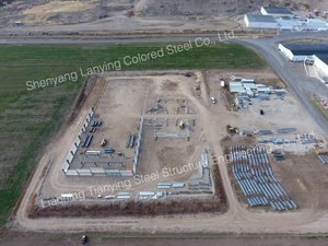 A basso costo prefabbricati magazzino sala struttura in acciaio edifici - Product Image 2