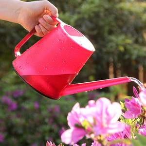 Watering Can 1.8L Matte Gray Adjustable Nozzle Plastic Durable Home Gardening - Product Image 3