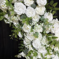 Künstliche Blume Neues Design Horn bogen blume für Hochzeits dekoration Blumen reihe für Ereignis dekoration
