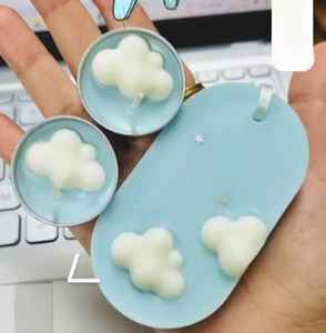 Luxeport Exim Designer Cloudy Affair Sachet de cire parfumée et Bougie chauffe-plat, Coffret cadeau de parfums d'ambiance pour la maison, Cadeau de remerciement pour mariage, Artisanal en gros - Product Image 1