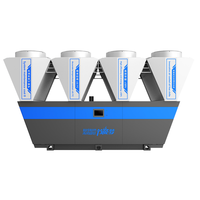 Refroidisseur industriel Kingfit 380V R134a refroidi par air pour moteur de compresseur à roulement magnétique haute efficacité, température de fonctionnement 7-12°C