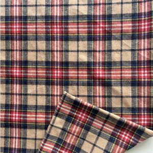 Usine Vente Polyester Coton Flanelle Chemise À Carreaux Tissus pour Hommes Femmes Garçons Trame Tricoté Fil Teint Motif Plain Style - Product Image 4