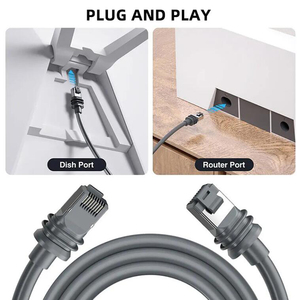 Câble extérieur étanche Starlink Gen 3 RJ45, câble V3, Starlink Génération 3, Internet <span class=keywords><strong>satellite</strong></span>, câble d'extension de 0,5 m à 60 m - Product Image 4