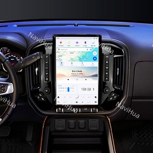 Radio para Auto NaviHua con Pantalla Tesla de 14.4 Pulgadas y Sistema Android para GMC Sierra Chevrolet Silverado 2014-2018, Unidad Principal con Carplay, GPS y Navegación - Product Image 2