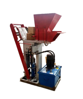 Machine à blocs emboîtables 220V, petite machine à fabriquer des briques en argile avec pompe hydraulique et moteur pour des blocs parfaits