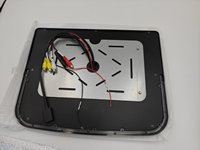 Monitor Universal para Auto de 12V, Pantalla IPS de 14 Pulgadas y 1080P, Reproductor Multimedia Integrado con FM/USB para Camioneta, RV, Minibús