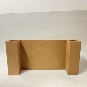 Scatolifcio Ecobox Economically Pallet Logo <b>Biodegradable</b> Triangle <b>Paper</b> Boxes 270*270*50 CM Excellent Wholesale Brown - Product Image 4