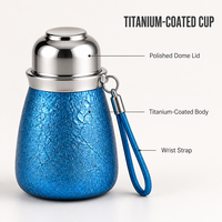 Coffret Cadeau Tasse Isotherme en Titane avec Batterie Externe et Logo Personnalisé pour Cadeaux d'Entreprise de Fin d'Année et Fêtes Clients