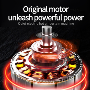 <span class=keywords><strong>Rideau</strong></span> <span class=keywords><strong>d</strong></span>'<span class=keywords><strong>air</strong></span> chauffant <span class=keywords><strong>électrique</strong></span> Jinchen 220V certifié CE, faible bruit, ventilateur de porte monté au plafond, pour magasin, supermarché - Product Image 4