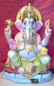 Marble Hindu God Ganesh Statue - Product Image 5