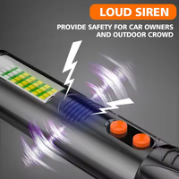 Marteau de sécurité pour briser les vitres Shingel, lampe d'avertissement, projecteur, lampe de secours rechargeable par USB, lampe torche tactique IP65 ABS 1000 Lumens