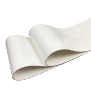 Sabuk konveyor makanan PVC datar putih 1 mm-5 mm dapat disesuaikan dukungan OEM oleh produsen - Product Image 3
