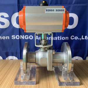 บอลวาล์วแบบหน้าแปลน 2 ทาง ขนาด DN80 3 นิ้ว ANSI150 ผลิตจากสแตนเลส 304 ควบคุมด้วยมือ สำหรับน้ำและน้ำมัน - Product Image 1