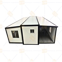 Modèle de maison conteneur extensible, conception modulaire, structure pliable, bâtiment préfabriqué duplex