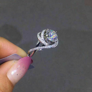 Anello da Donna con Zirconi Brillanti a Forma Unica e Creativa, Elegante per Feste e Uso Quotidiano, Impilabile, Comodo, Versatile, Gioiello da Mano, Regalo - Product Image 4