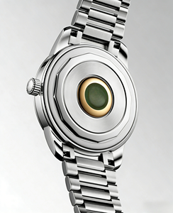 Montre ronde en acier inoxydable avec cadran bleu et index en forme de bâtonnets Longinesing - Product Image 6