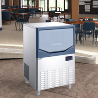 Huachill Machine à glace MJI-B320 refroidissement par eau façade en forme de cube petite meilleure maison commerciale industrielle Machine à glace de haute qualité